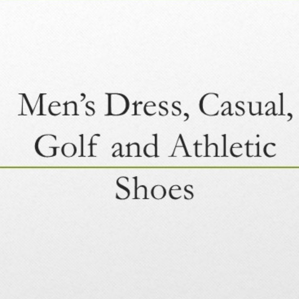 Wide Selection of Men's Golf, Casual, Tennis Shoes